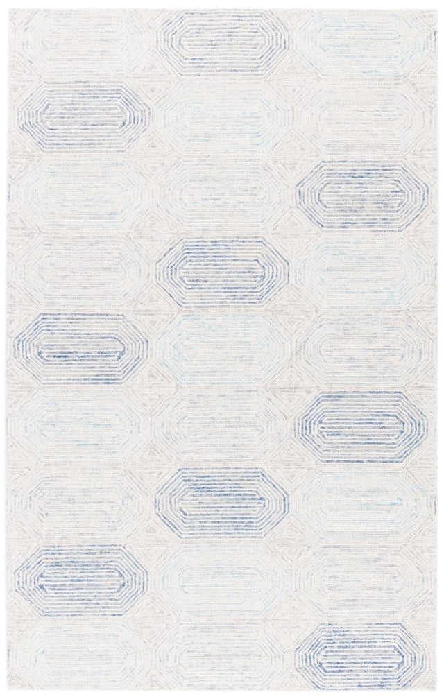 Safavieh Abstract Abt650A Ivory/Blue Rugs.