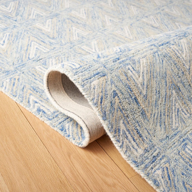 Safavieh Abstract Abt653M Blue/Beige Rugs.