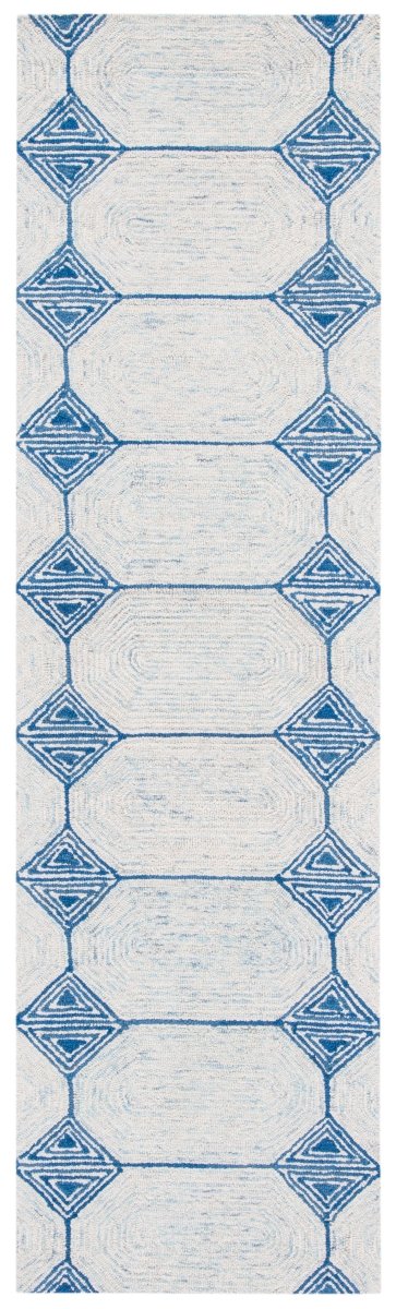 Safavieh Abstract Abt658A Ivory/Blue Rugs.