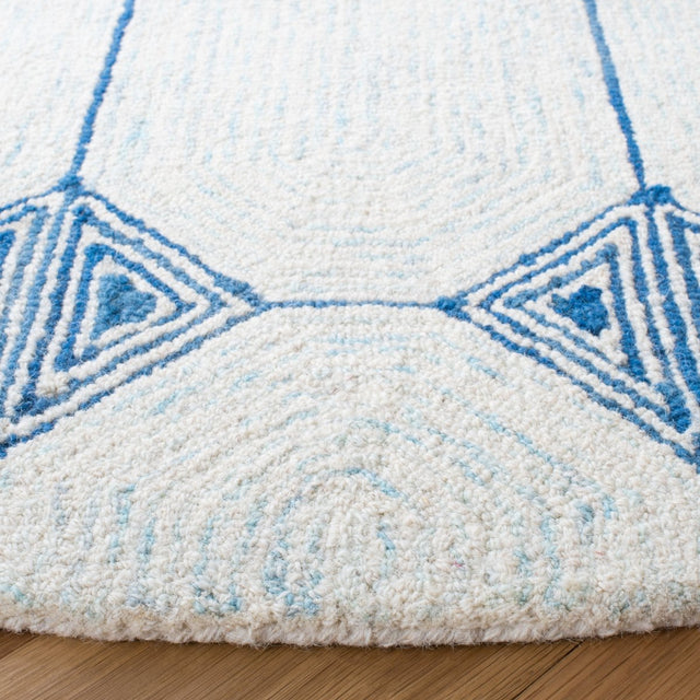 Safavieh Abstract Abt658A Ivory/Blue Rugs.