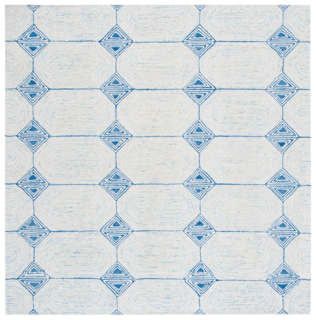 Safavieh Abstract Abt658A Ivory/Blue Rugs.