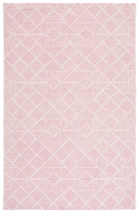 Safavieh Abstract Abt763U Pink/Ivory Rug.