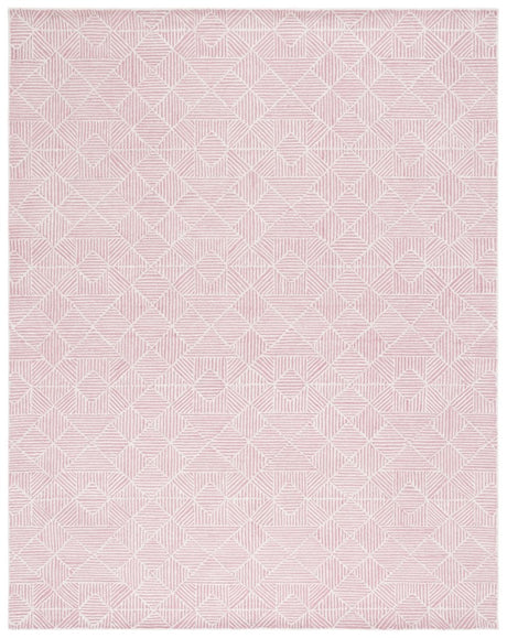 Safavieh Abstract Abt763U Pink/Ivory Rug.