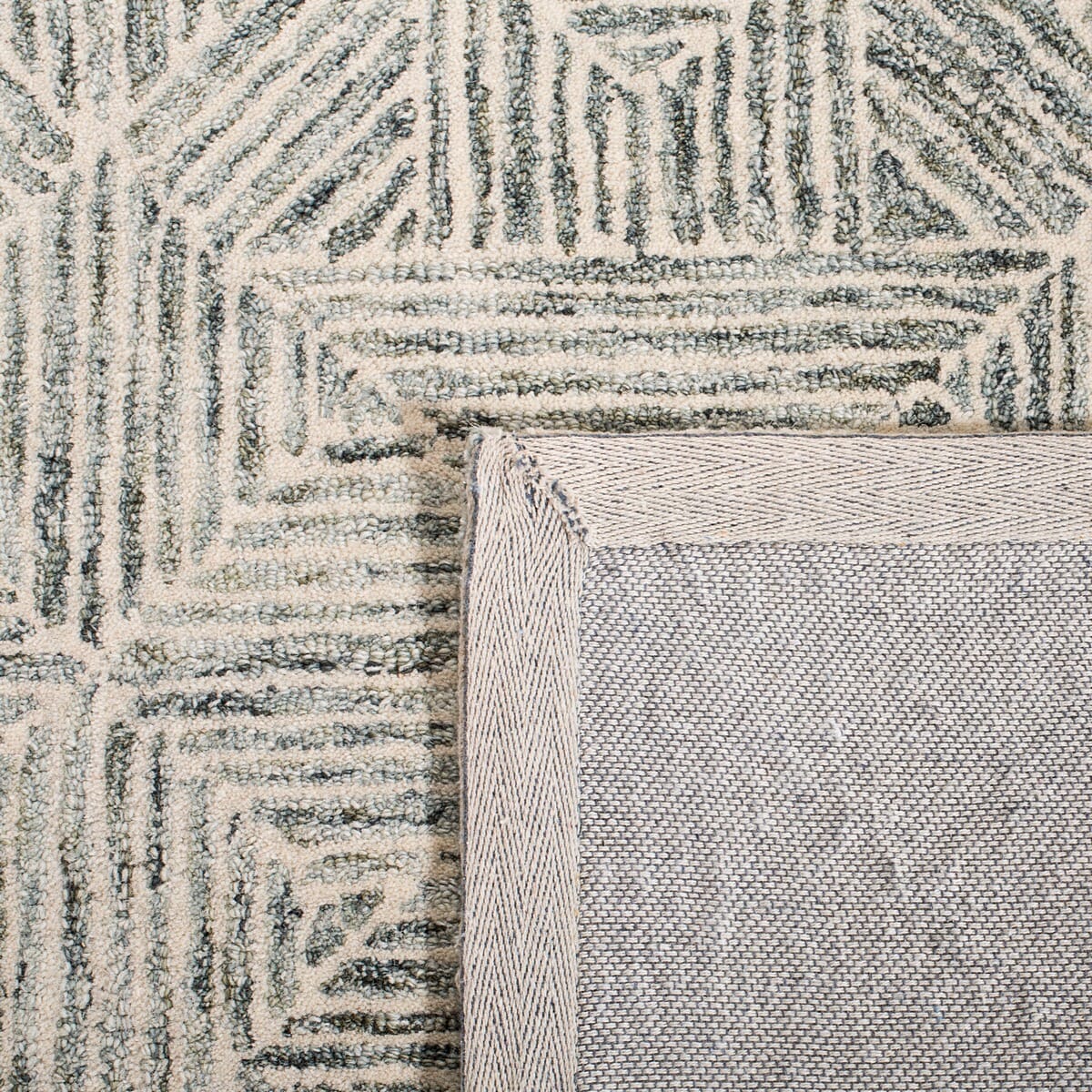 Safavieh Abstract Abt763Y Light Green Rugs.