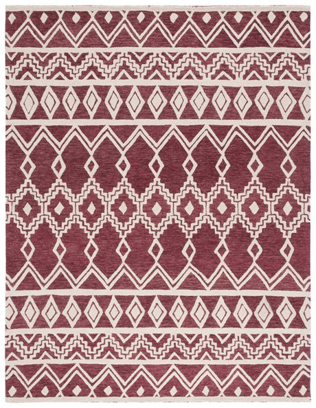 Safavieh Abstract Abt851Q Red/Ivory Rug.