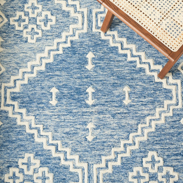 Safavieh Abstract Abt852M Blue/Ivory Rugs.