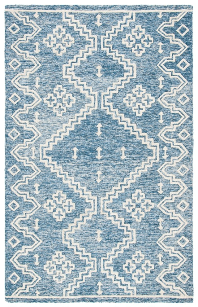 Safavieh Abstract Abt852M Blue/Ivory Rugs.