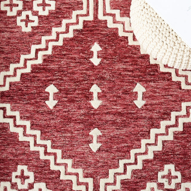 Safavieh Abstract Abt852Q Red/Ivory Rugs.