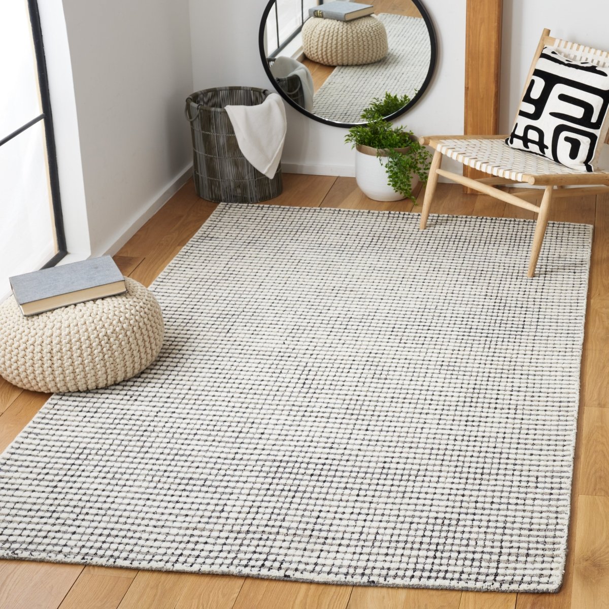 Safavieh Abstract Abt853F Grey/Ivory Rugs.