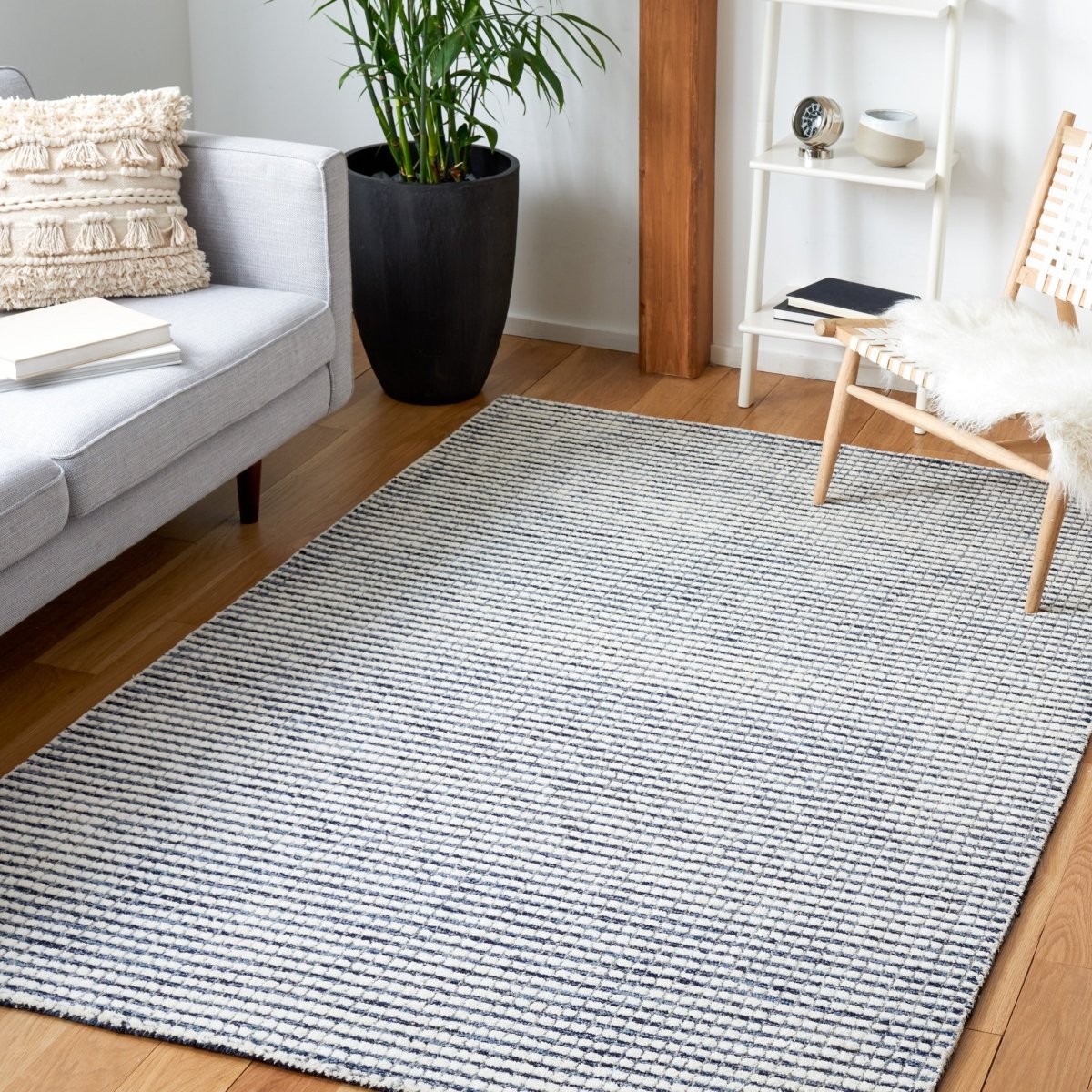 Safavieh Abstract Abt853M Blue/Ivory Rugs.