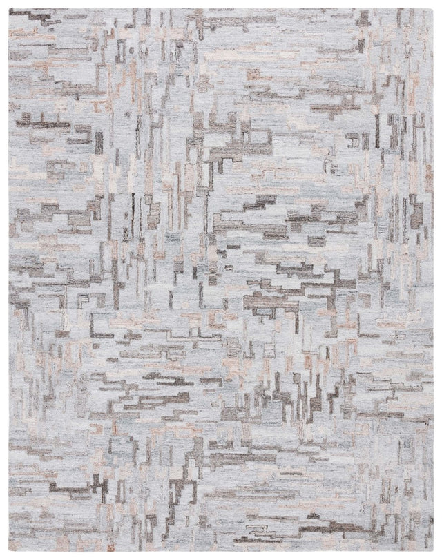 Safavieh Abstract Abt875F Grey/Brown Rug.