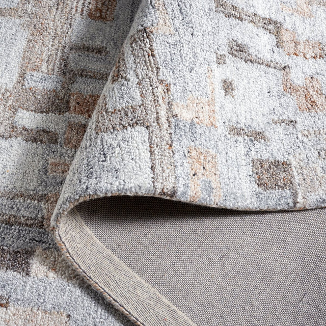 Safavieh Abstract Abt875F Grey/Brown Rug.