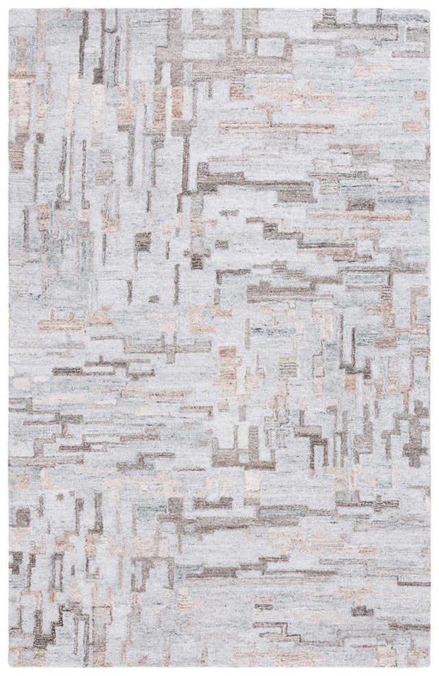 Safavieh Abstract Abt875F Grey/Brown Rug.