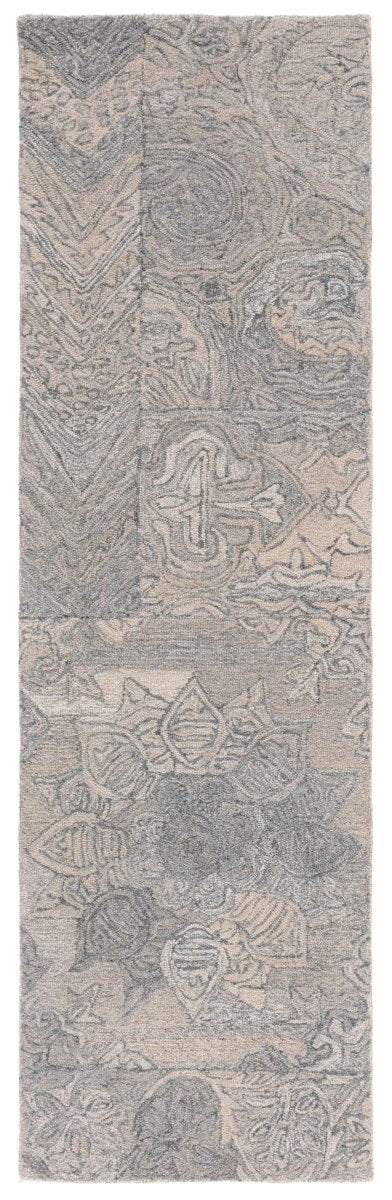 Safavieh Abstract Abt876B Beige/Grey Rug.