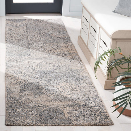 Safavieh Abstract Abt876B Beige/Grey Rug.