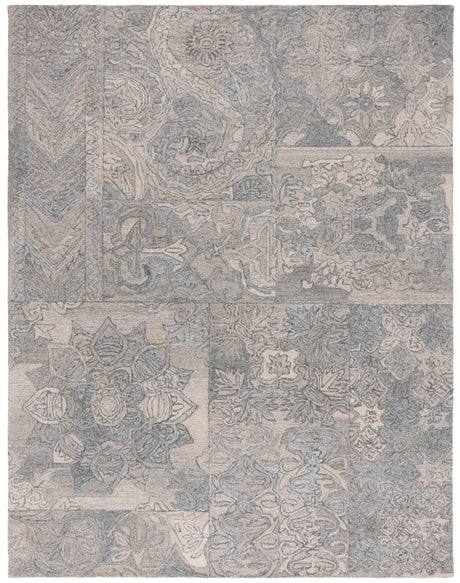 Safavieh Abstract Abt876B Beige/Grey Rug.
