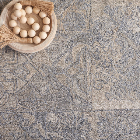 Safavieh Abstract Abt876B Beige/Grey Rug.