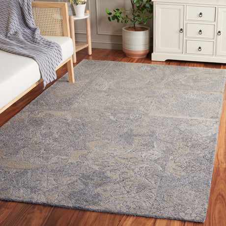 Safavieh Abstract Abt876B Beige/Grey Rug.
