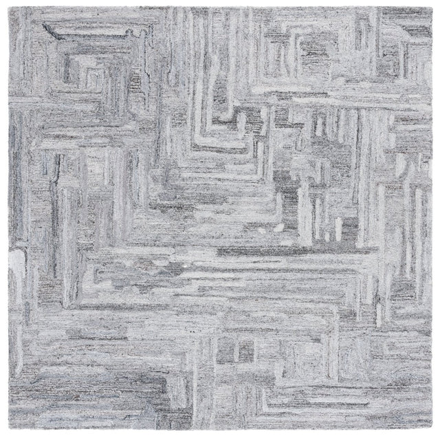 Safavieh Abstract Abt879F Grey Rug.