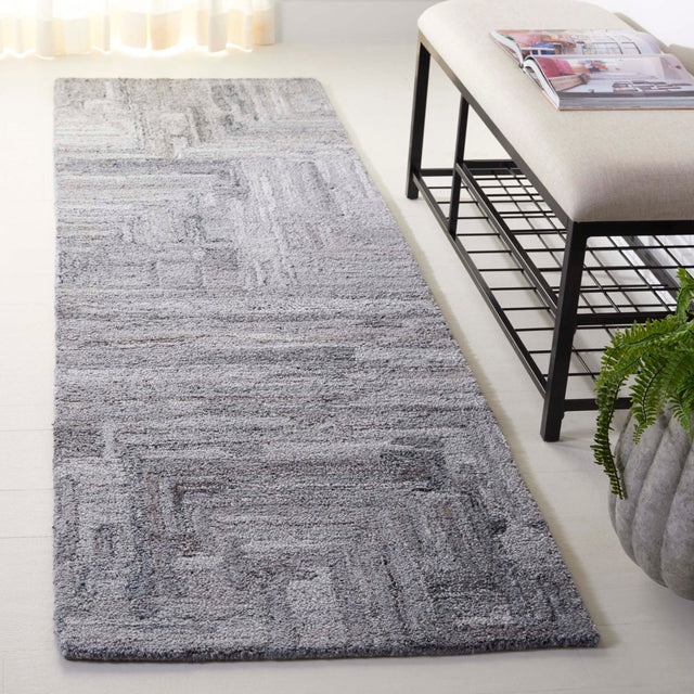 Safavieh Abstract Abt879F Grey Rug.