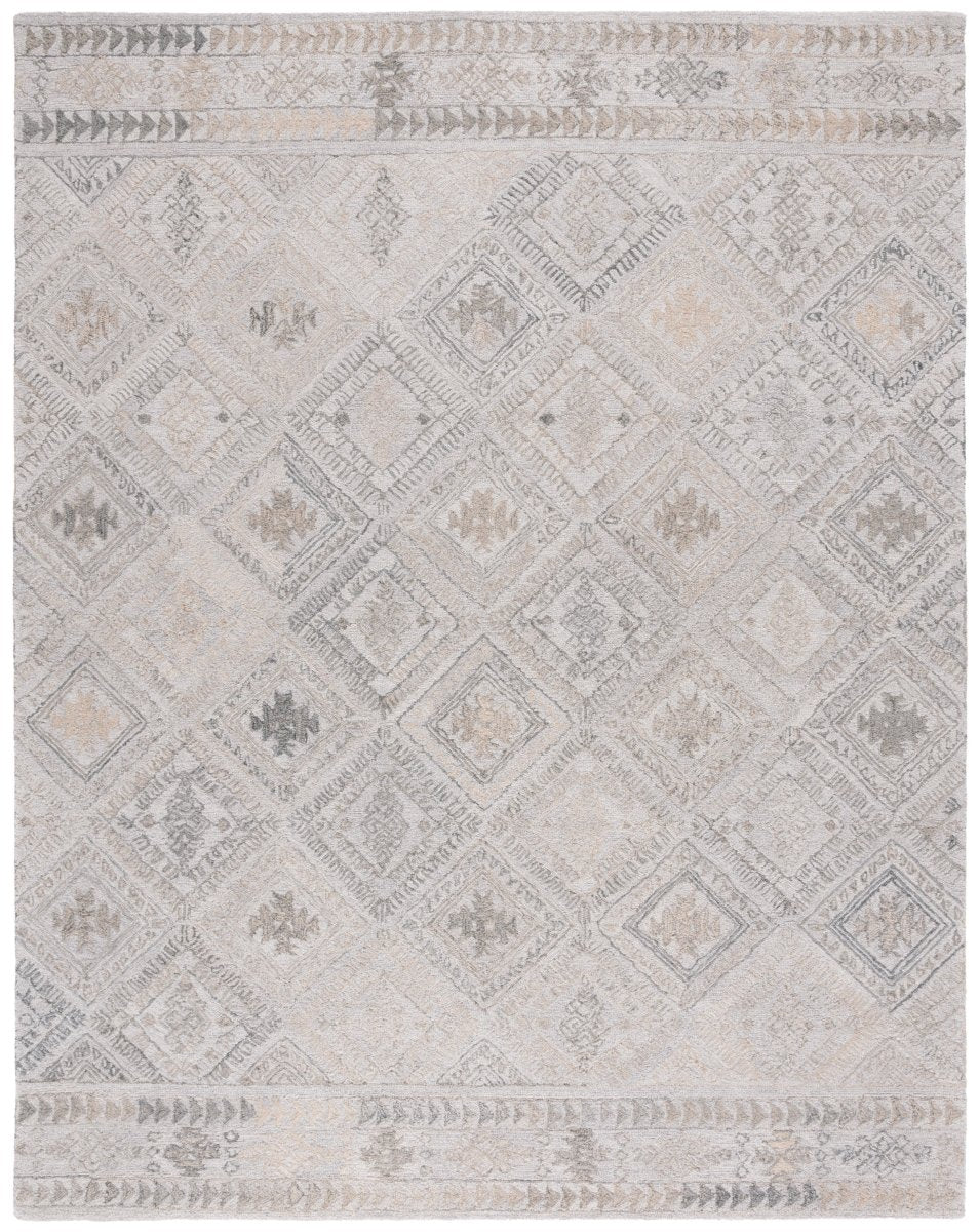 Safavieh Abstract Abt880F Grey/Beige Rug.