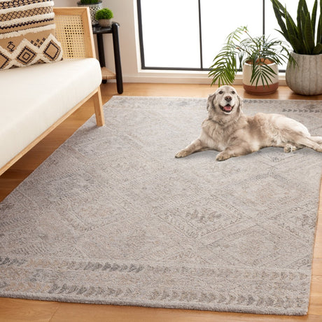 Safavieh Abstract Abt880F Grey/Beige Rug.