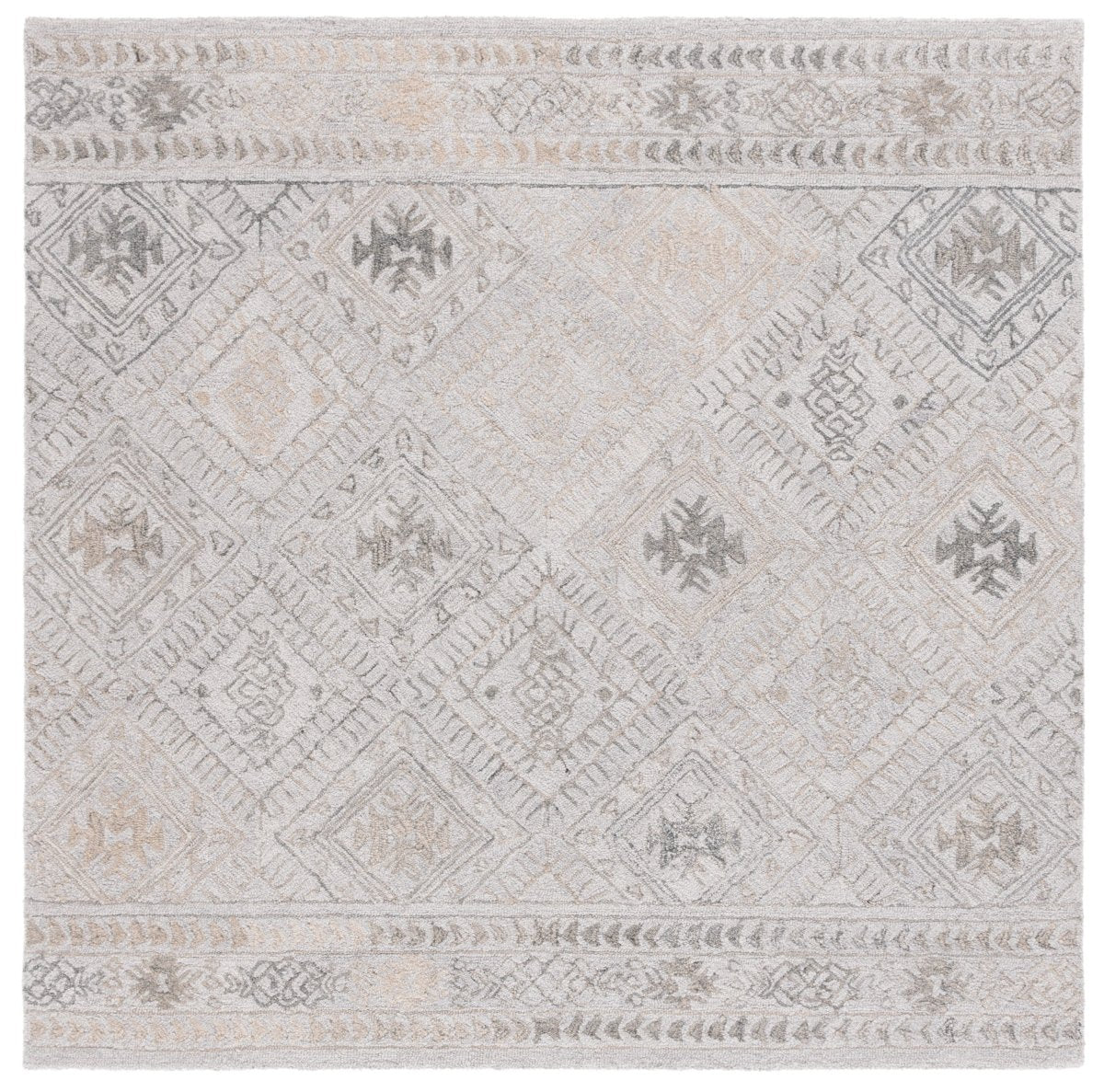 Safavieh Abstract Abt880F Grey/Beige Rug.