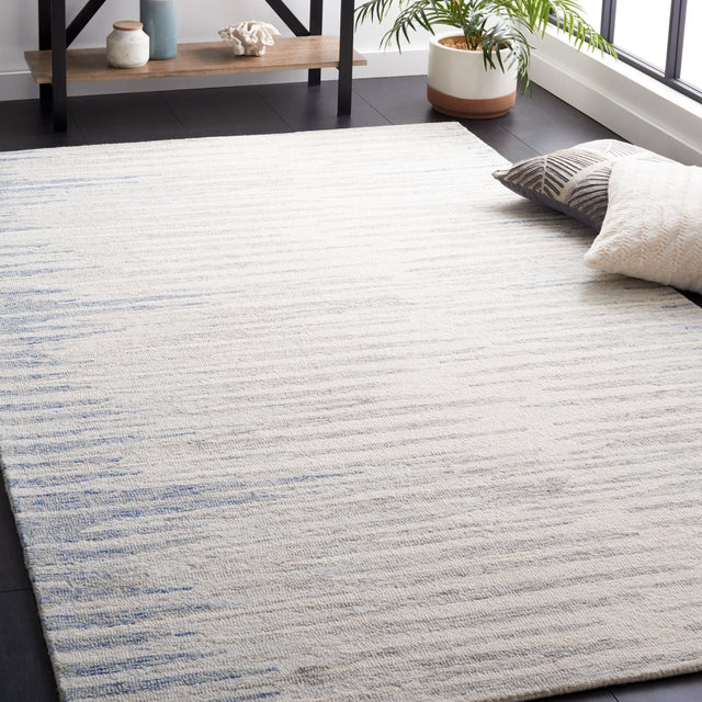 Safavieh Abstract Abt926L Ivory/Light Blue Rug.