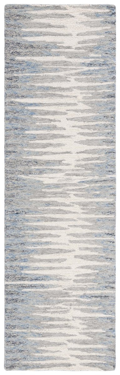 Safavieh Abstract Abt926M Ivory/Dark Blue Rug.