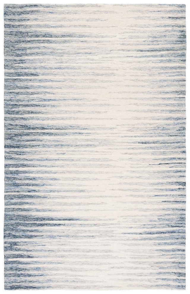 Safavieh Abstract Abt926M Ivory/Dark Blue Rug.