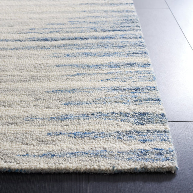 Safavieh Abstract Abt926M Ivory/Dark Blue Rug.