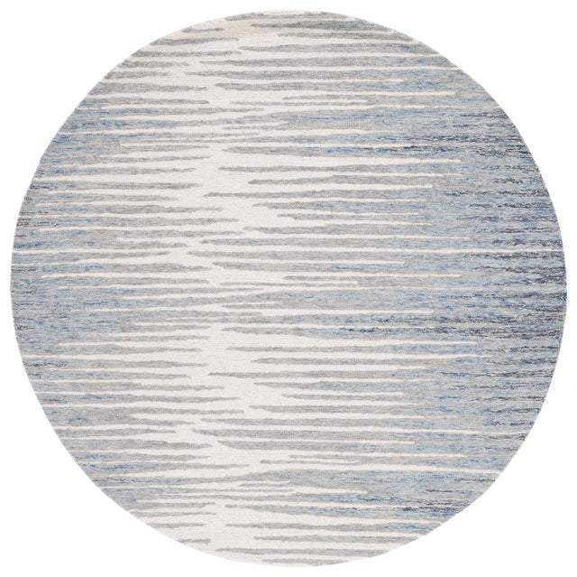 Safavieh Abstract Abt926M Ivory/Dark Blue Rug.