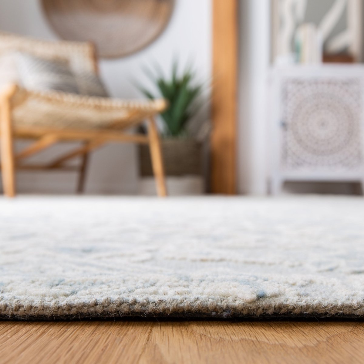 Safavieh Abstract Abt958F Grey/Beige Rugs.