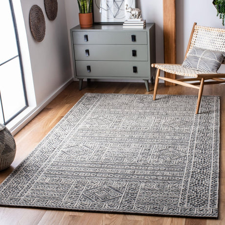Safavieh Abstract Abt967F Grey/Black Rugs.