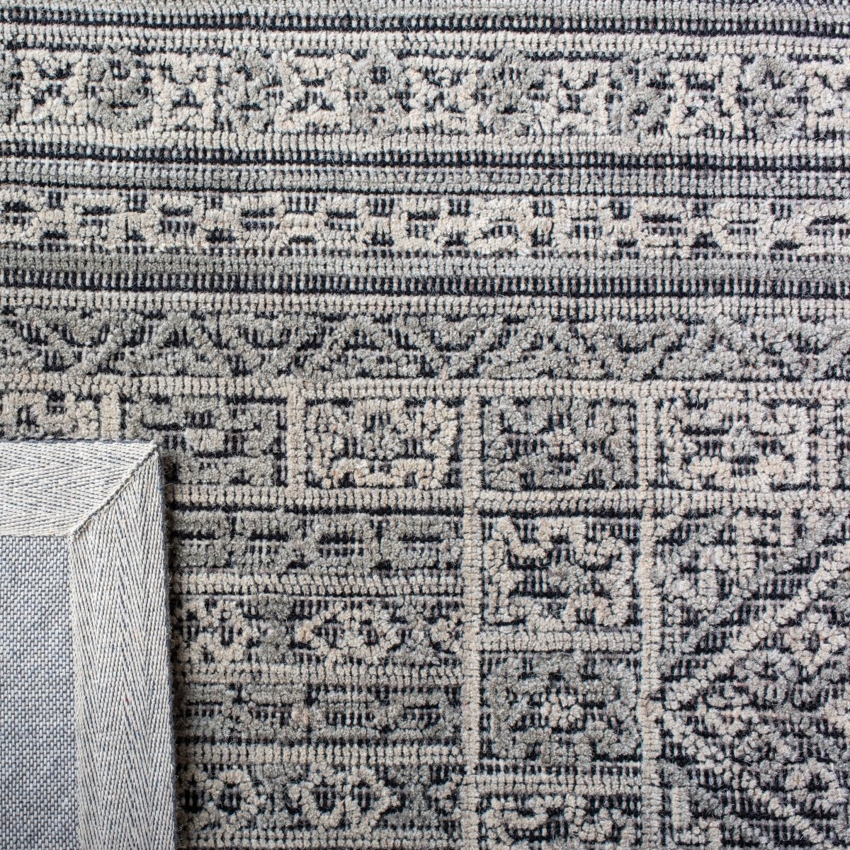 Safavieh Abstract Abt967F Grey/Black Rugs.