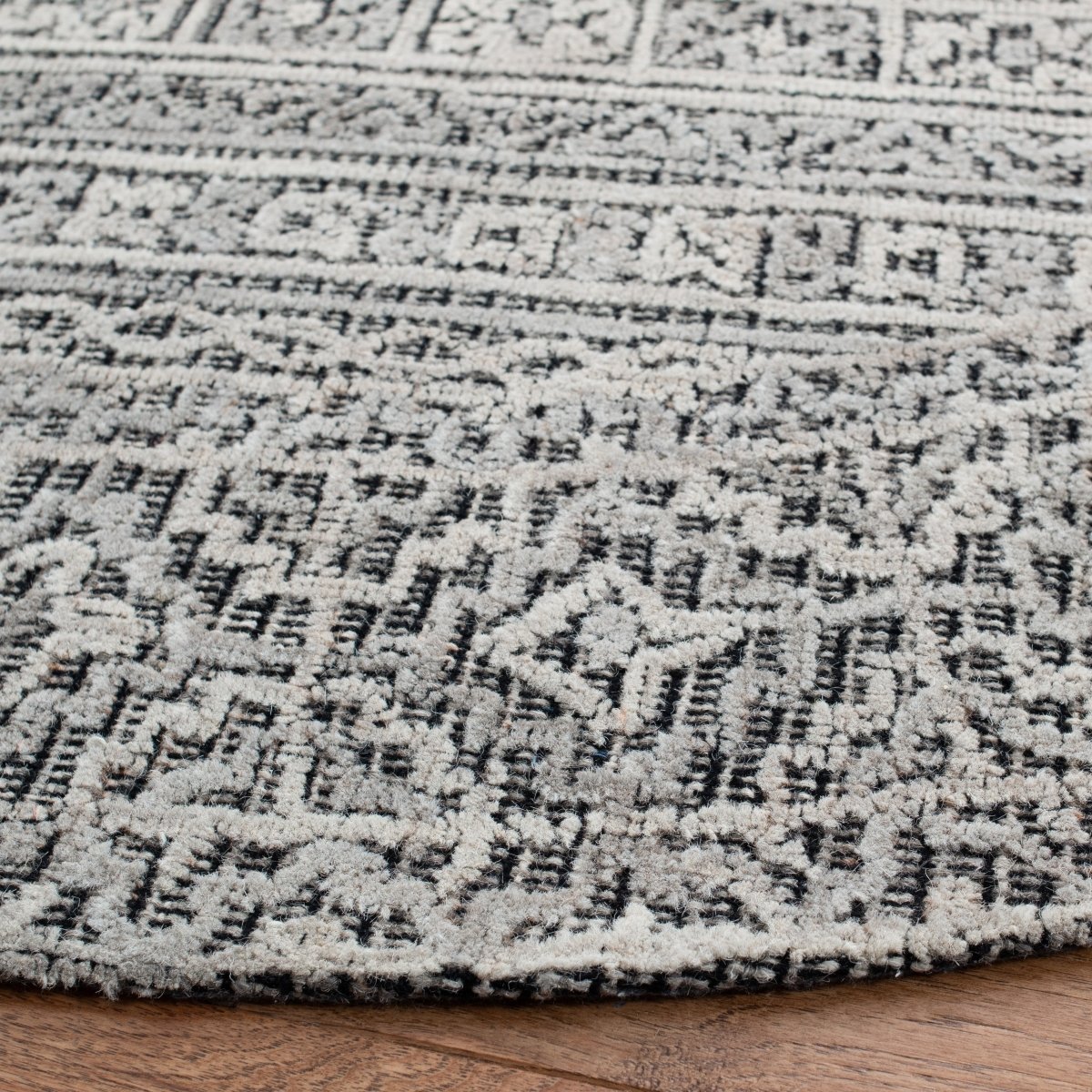 Safavieh Abstract Abt967F Grey/Black Rugs.