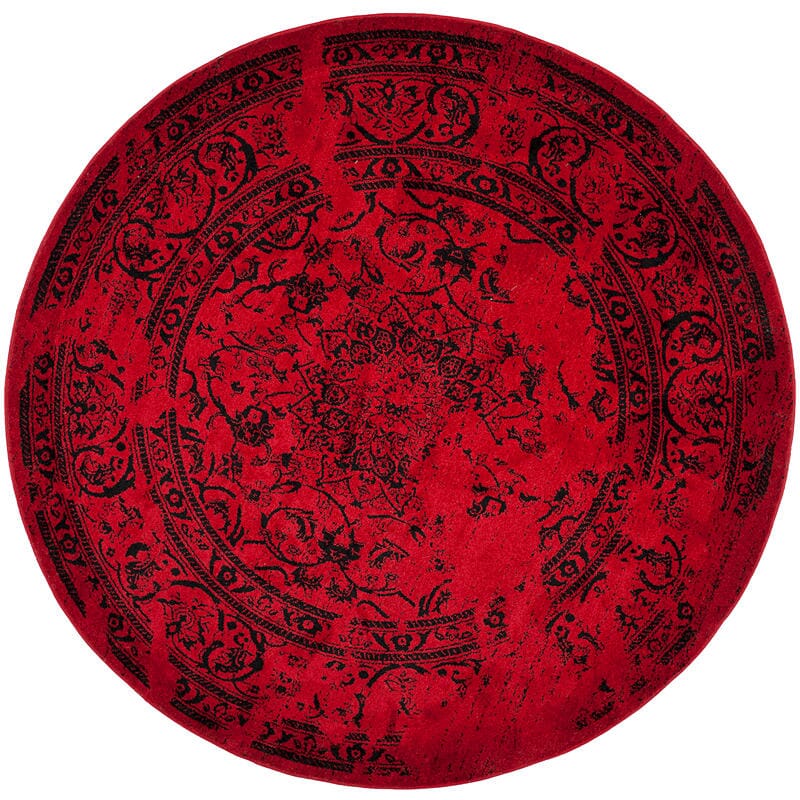 Safavieh Adirondack Adr101F Red / Black Rugs.