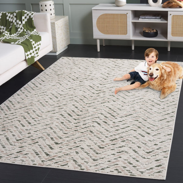 Safavieh Adirondack Adr104X Ivory/Dark Green Rug.