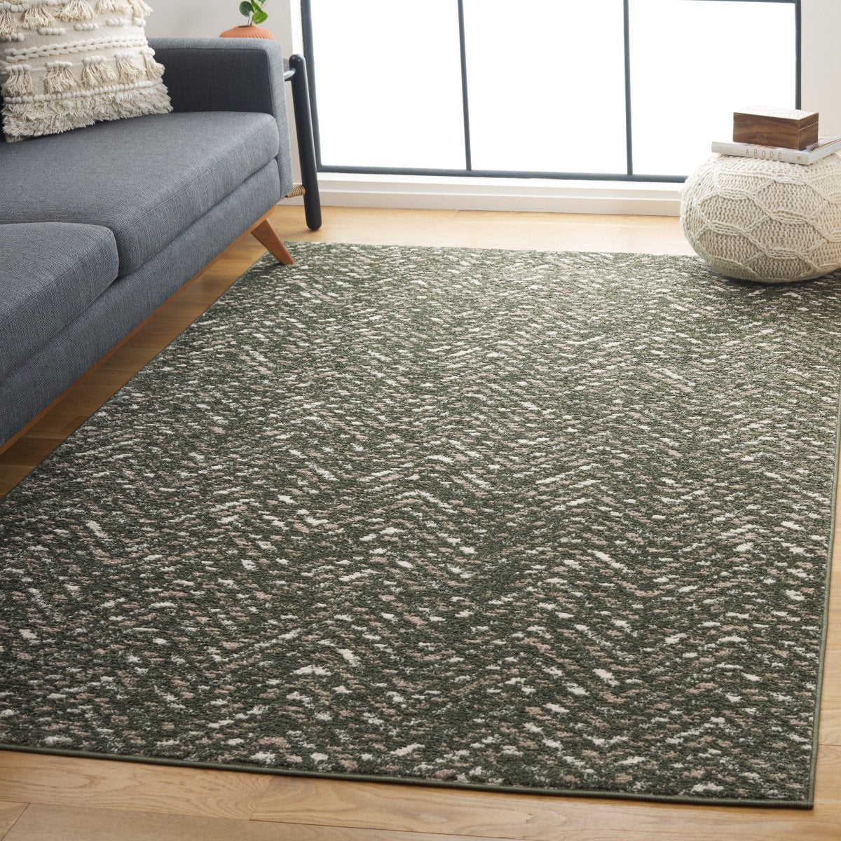 Safavieh Adirondack Adr104Y Dark Green/Ivory Rug.