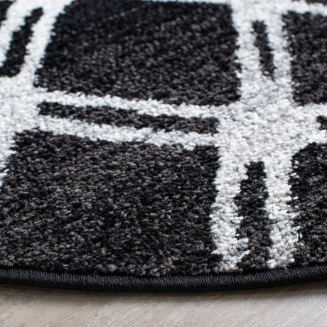 Safavieh Adirondack Adr105F Black/Light Grey Rugs.