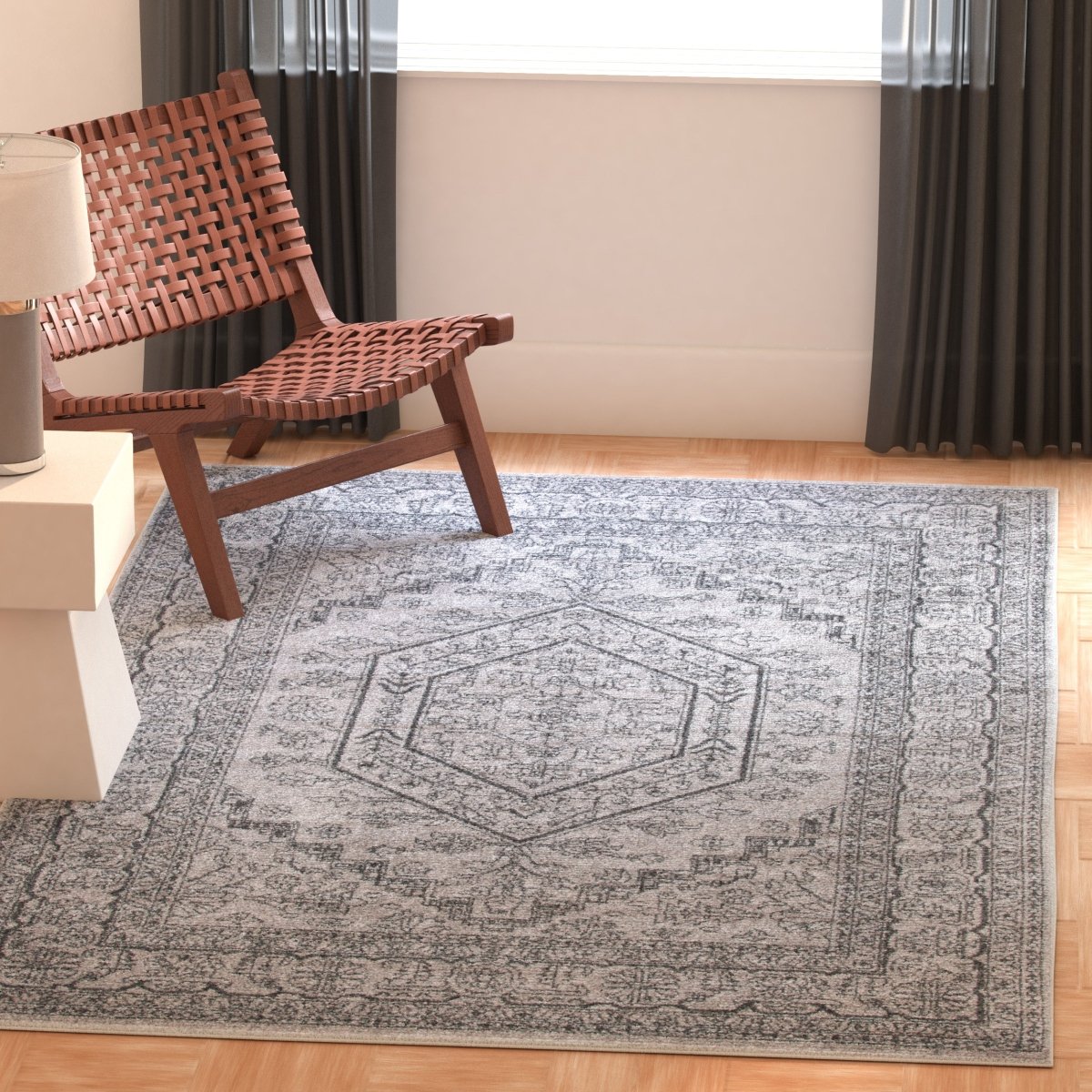 Safavieh Adirondack Adr108C Light Grey/Dark Grey Rug.