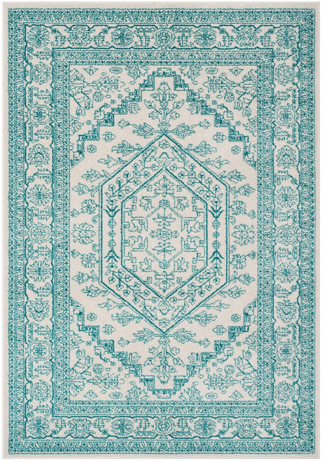 Safavieh Adirondack Adr108G Ivory / Teal Rugs.
