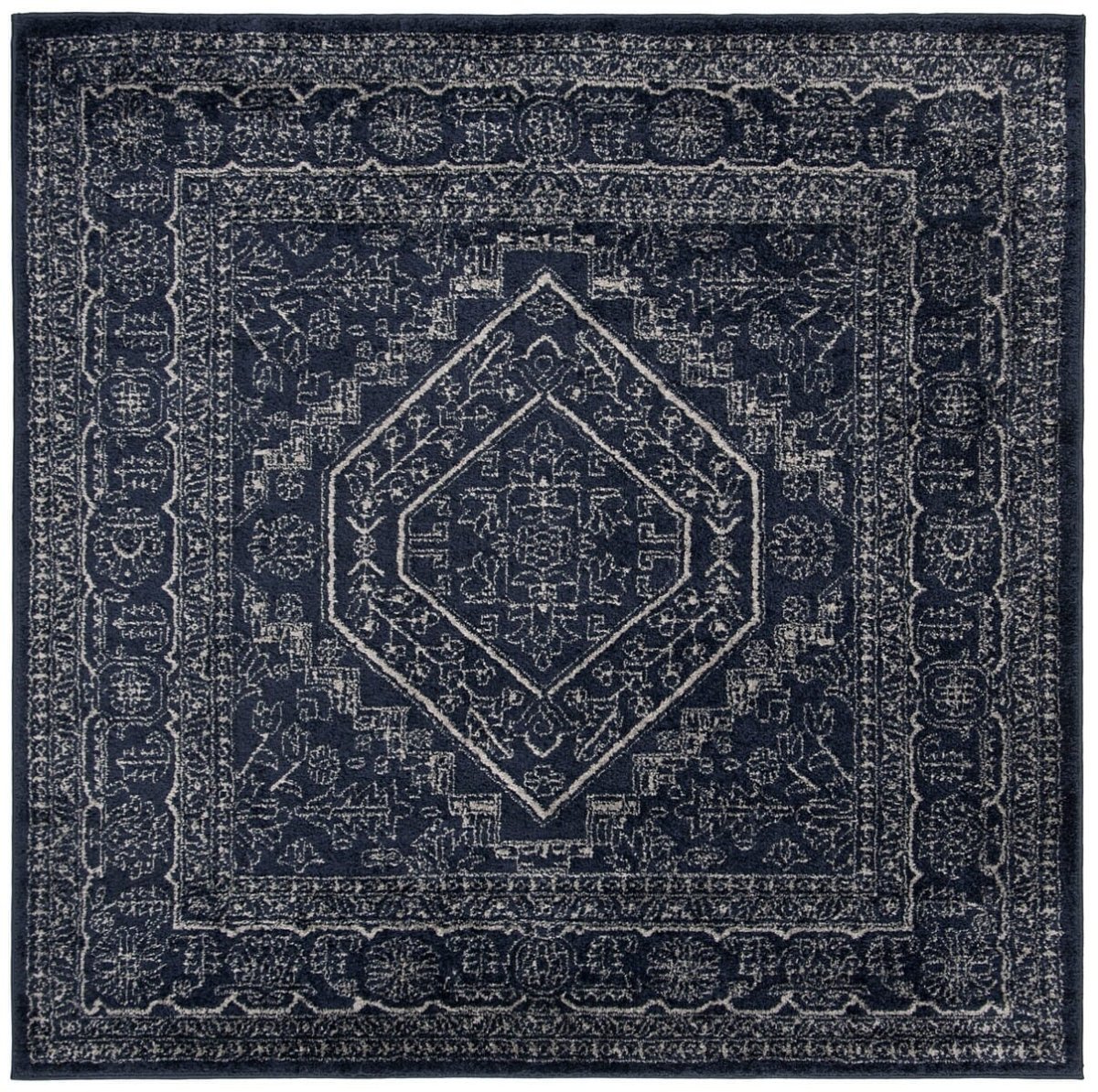 Safavieh Adirondack Adr108N Navy/Ivory Rug.