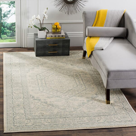 Safavieh Adirondack Adr108S Ivory/Slate Rug.