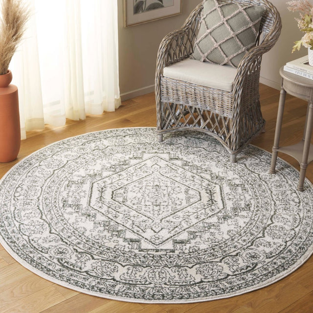 Safavieh Adirondack Adr108X Ivory/Dark Green Rug.