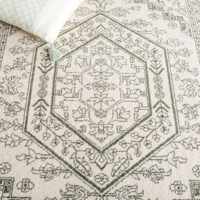 Safavieh Adirondack Adr108X Ivory/Dark Green Rug.