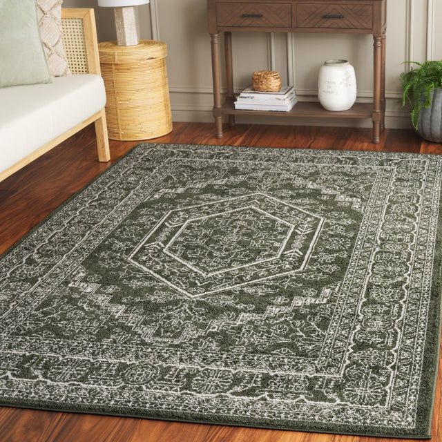Safavieh Adirondack Adr108Y Dark Green/Ivory Rug.