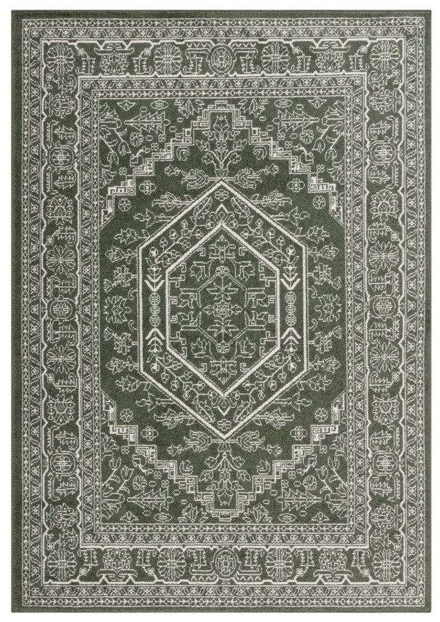 Safavieh Adirondack Adr108Y Dark Green/Ivory Rug.