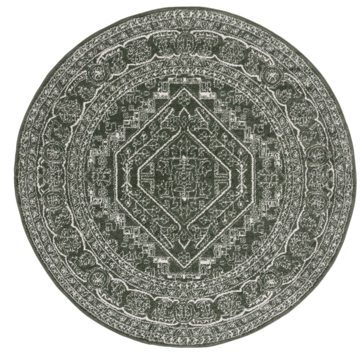 Safavieh Adirondack Adr108Y Dark Green/Ivory Rug.