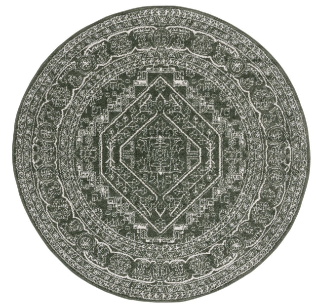 Safavieh Adirondack Adr108Y Dark Green/Ivory Rug.